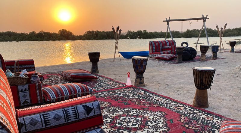 Bedouin camp with Arabian tent experience