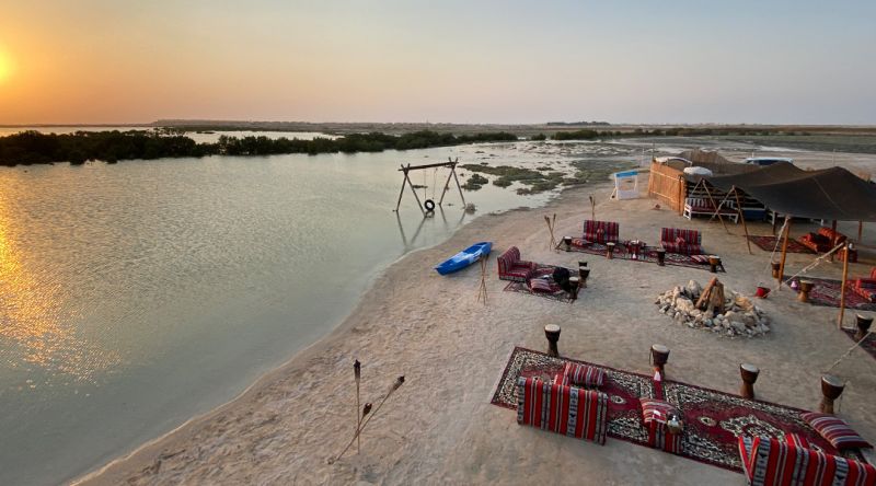 Bedouin camp with Arabian tent experience