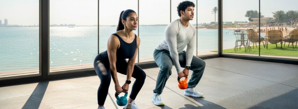 Panoramic Gym at Doha Beach Club