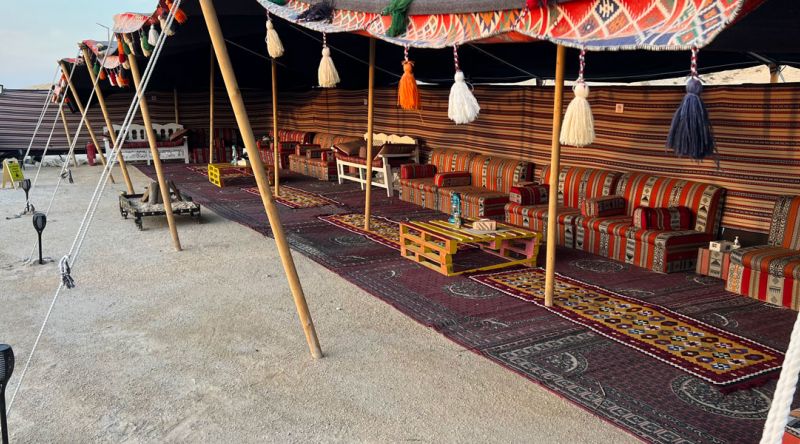 Bedouin camp with Arabian tent experience