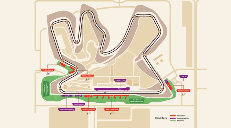 Formula 1™ Lusail Circuit Map