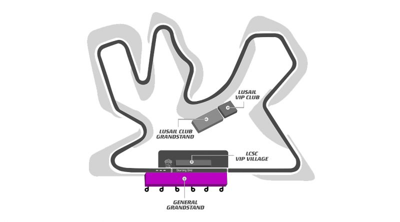 Main Grandstand 3-day ticket - MotoGP™ Qatar Airways Grand Prix of Qatar