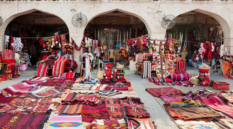 Souq Waqif Carpet Market