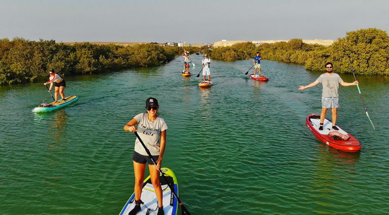 Stand-Up Paddle Boarding in Qatar